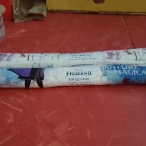 Disney Frozen II Fabric with Blue and Purple Hues